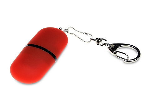 Флешка Goutte Soft-touch на 128 Гб, красный