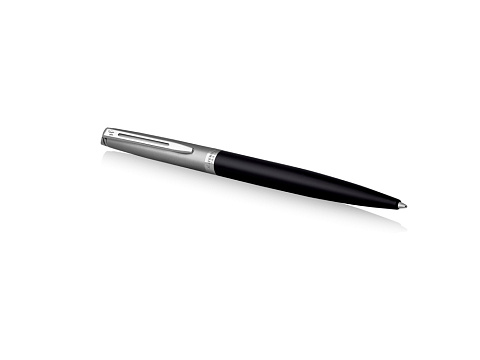 Шариковая ручка Waterman Hemisphere Entry Point Stainless Steel with Black Lacquer в подарочной упаковке - рис 3.