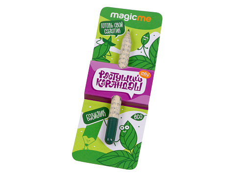 Растущий карандаш mini Magicme (1шт) - Базилик - рис 3.