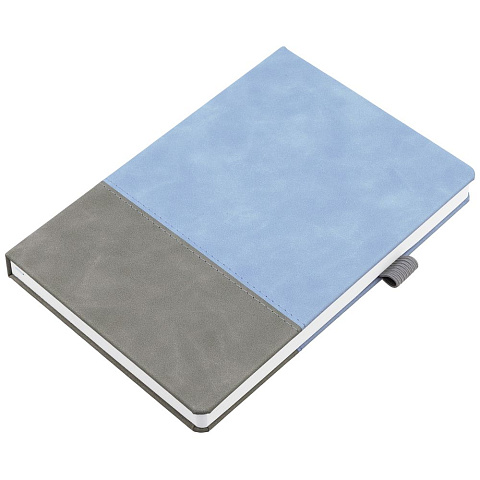 Ежедневник Horizon, недатированный, серый с голубым - рис 5.