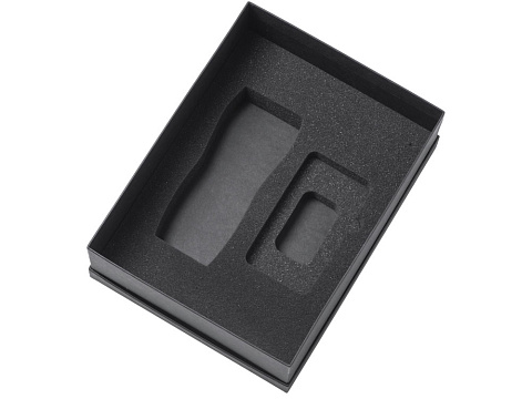 Подарочный набор c вакуумной термокружкой и повербанком С1, красный - рис 3.