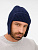 Шапка-ушанка Catch Match, темно-синяя - миниатюра - рис 5.