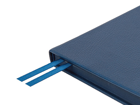 Ежедневник А5 датированный Megapolis Nappa на 2026, темно-синий - рис 5.