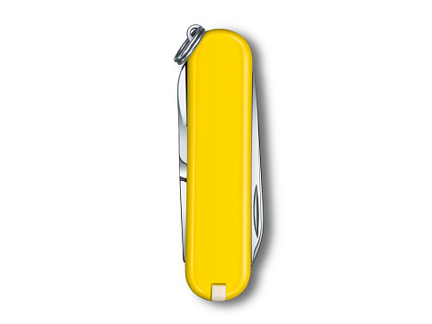 Нож-брелок VICTORINOX Classic SD Colors "Sunny Side", 58 мм, 7 функций, жёлтый - рис 3.