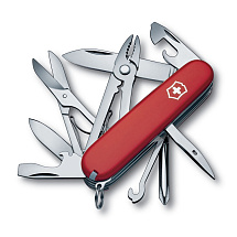 Нож перочинный VICTORINOX Deluxe Tinker, 91 мм, 17 функций, красный