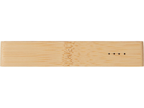 Внешний аккумулятор с подсветкой лого Reedia S2, 5000 mAh, бамбук, черный - рис 5.