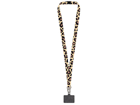 Ланъярд 2,5 см под сублимацию с большим карабином, замком обрыва и большим держателем для телефона из ПЭ - рис 3.