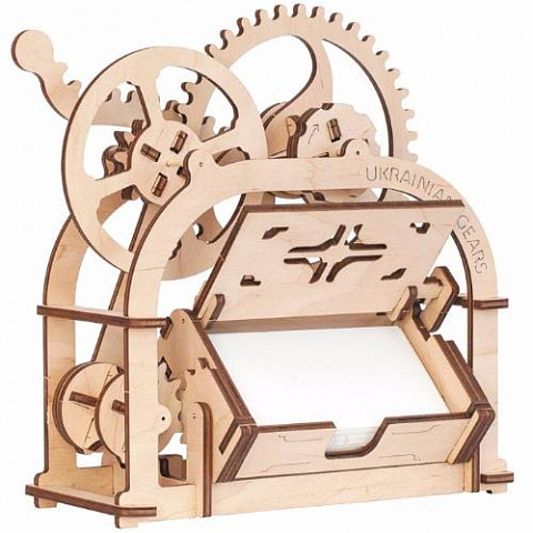 Конструктор Ugears Механическая шкатулка (визитница) - рис 2.