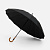 Зонт-трость Cloudfall, черный - миниатюра