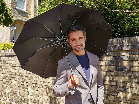 Зонт складной Magnum Auto, черный - рис 4.