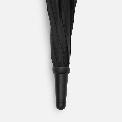 Зонт-трость Hidecolor с цветными спицами, черный с красным - рис 7.