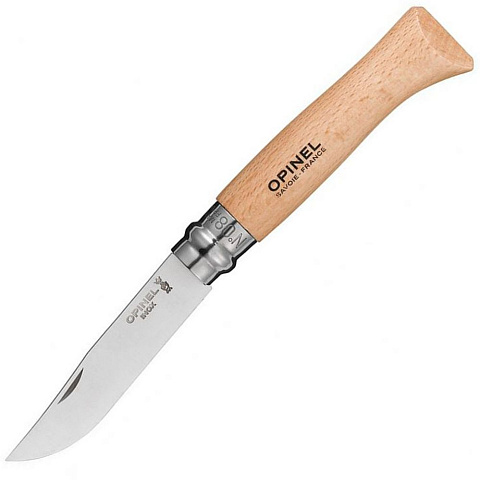 Нож Opinel No 8, бук - рис 2.