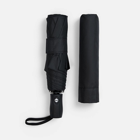 Зонт складной Brellix, черный - рис 7.