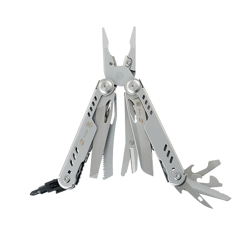 Мультитул Stinger, 110 х 27 мм, 23 функции, сталь, серебристый, в картонной коробке, в комплекте нейлоновый чехол - рис 2.
