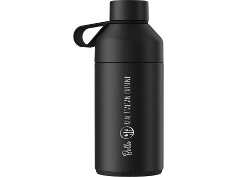 Бутылка для воды Ocean Bottle с вакуумной изоляцией объемом 750 мл, сплошной черный - рис 8.