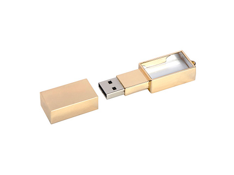 USB-флешка на 2 ГБ, золото - рис 2.