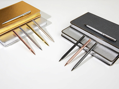 Ручка шариковая автоматическая BrunoVisconti® PALERMO цвет корпуса стальной, 0.7 мм - рис 3.