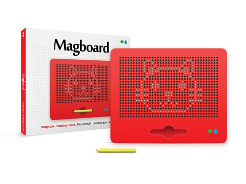 Магнитный планшет для рисования Magboard, красный - рис 3.