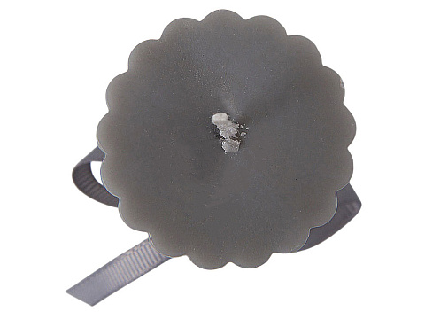 Набор свечей с гранями Vela, темно-серый, белый - рис 12.