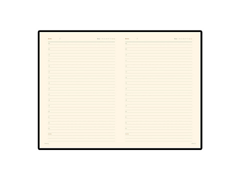 Ежедневник недатированный А5 Parliament, темно-серый - рис 2.