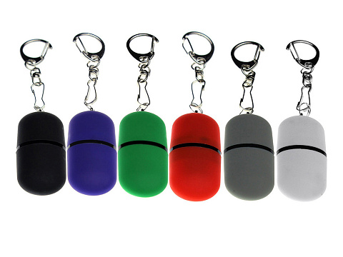 Флешка Goutte Soft-touch на 16 Гб, синий - рис 4.