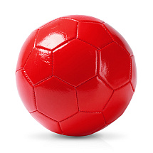 Футбольный мяч FABIO 2-го размера из искусственной кожи, красный