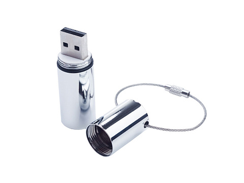 USB-флешка на 8 ГБ,  серебро