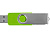 Флеш-карта USB 2.0 16 ГБ Флэш С1, зеленое яблоко - миниатюра - рис 4.