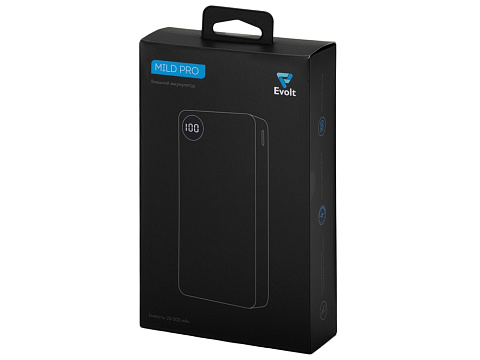 Внешний аккумулятор Mild Pro c быстрой зарядкой QC/PD, 20 000 mAh, серый (Р) - рис 10.