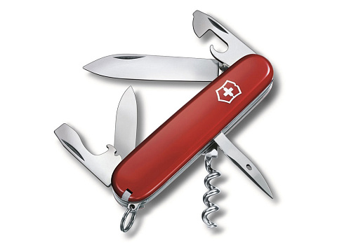 Нож перочинный VICTORINOX Spartan, 91 мм, 12 функций, красный