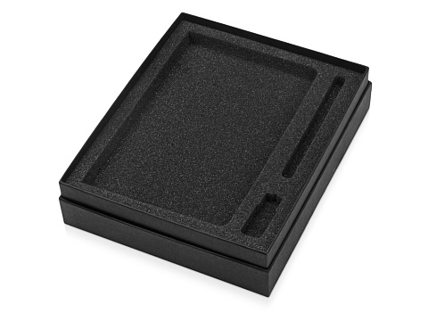 Подарочный набор Vision Pro Plus soft-touch с флешкой, ручкой и блокнотом А5, оранжевый - рис 7.