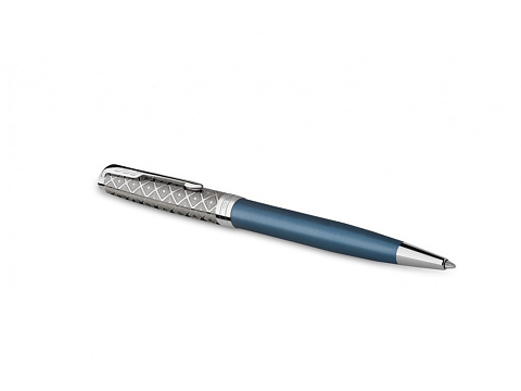 Шариковая ручка Parker Sonnet Premium Refresh BLUE CT, стержень: M, цвет чернил: black , в подарочной упаковке - рис 3.