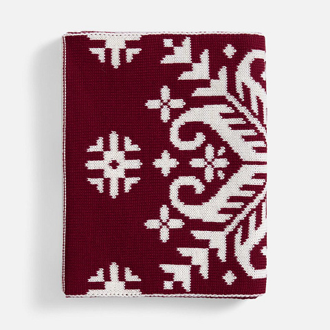 Шарф Wintertude L, красный с белым - рис 4.