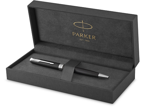 Ручка шариковая Parker Sonnet Core Matte Black CT, черный/серебристый - рис 3.