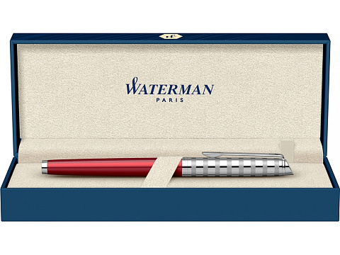 Ручка роллер Waterman Hemisphere French riviera Deluxe RED CLUB RB в подарочной коробке - рис 2.