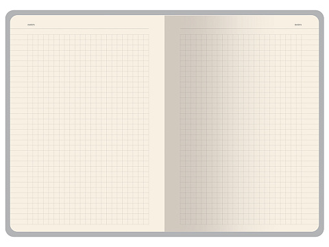 Бизнес-тетрадь А5 Pragmatic Contrast, 40 листов в клетку, черный с голубым срезом - рис 4.