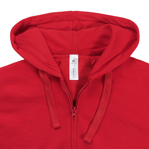 Толстовка женская Hooded Full Zip красная - рис 5.