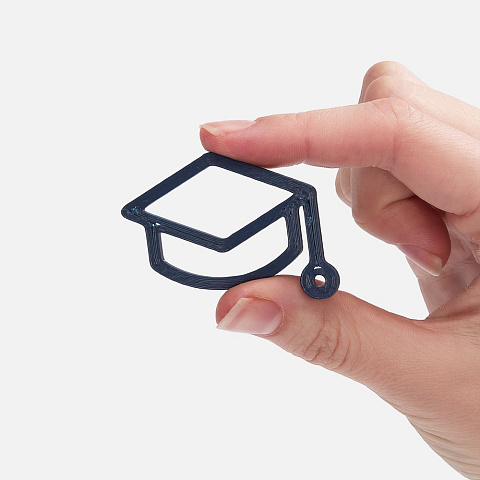 Подвеска Industry, 3D-печать на заказ, шапочка студента - рис 3.