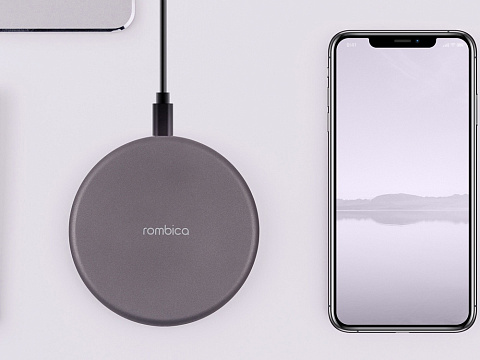 Беспроводное зарядное устройство Rombica NEO Q1 Quick, серый - рис 6.