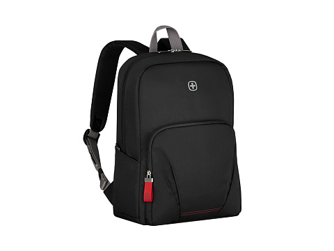 Рюкзак WENGER Motion 15.6, черный, нейлон, 31x17x42 см, 20 л - рис 3.