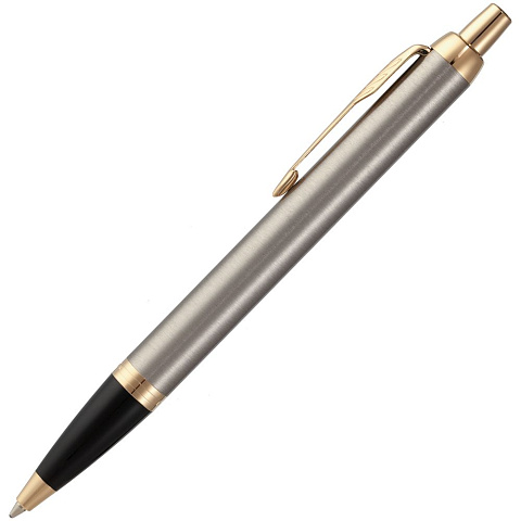 Ручка шариковая Parker IM Core K321 Brushed Metal GT M - рис 3.