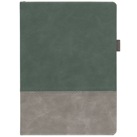 Ежедневник Horizon, недатированный, серый с зеленым - рис 2.
