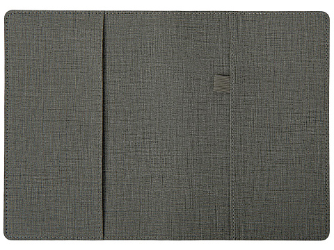 Двустороннее портфолио из рпет-фетра и искусственной кожи Felt, серый - рис 10.