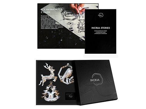 Елочные игрушки ( Снегирь+ Олень+ Ель) Розовый кварц - рис 2.