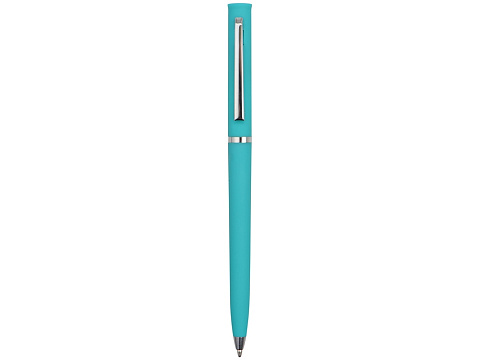 Ручка шариковая Navi soft-touch, голубой - рис 2.