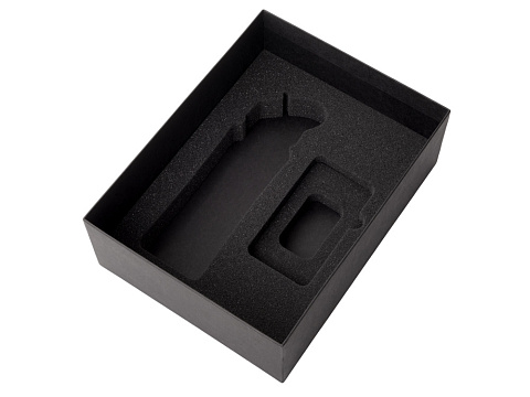 Подарочный набор с бутылкой для воды и повербанком С1, 5000 mAh, синий - рис 5.