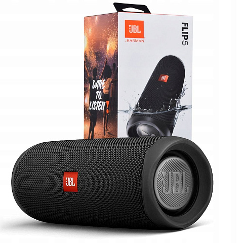 Беспроводная колонка JBL Flip 5, черная - рис 7.