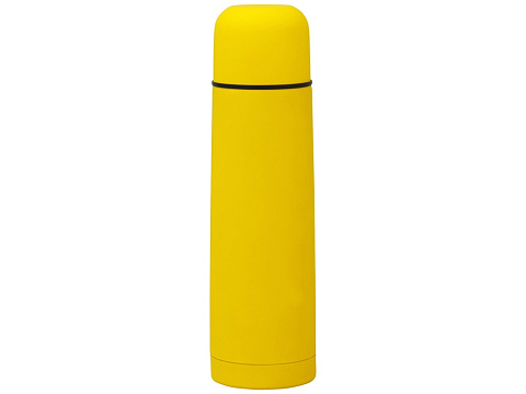 Термос Ямал Soft Touch с чехлом, 500мл, желтый - рис 5.