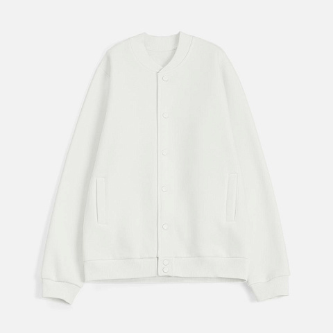 Бомбер унисекс AtmosWear, молочно-белый - рис 3.