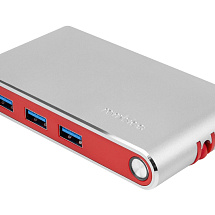 Хаб USB Rombica Type-C Hermes Red